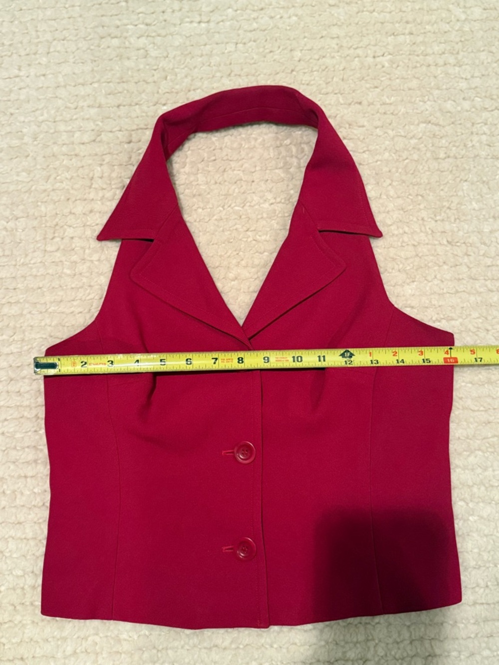 Bebe button down halter top - Picture 5 of 6